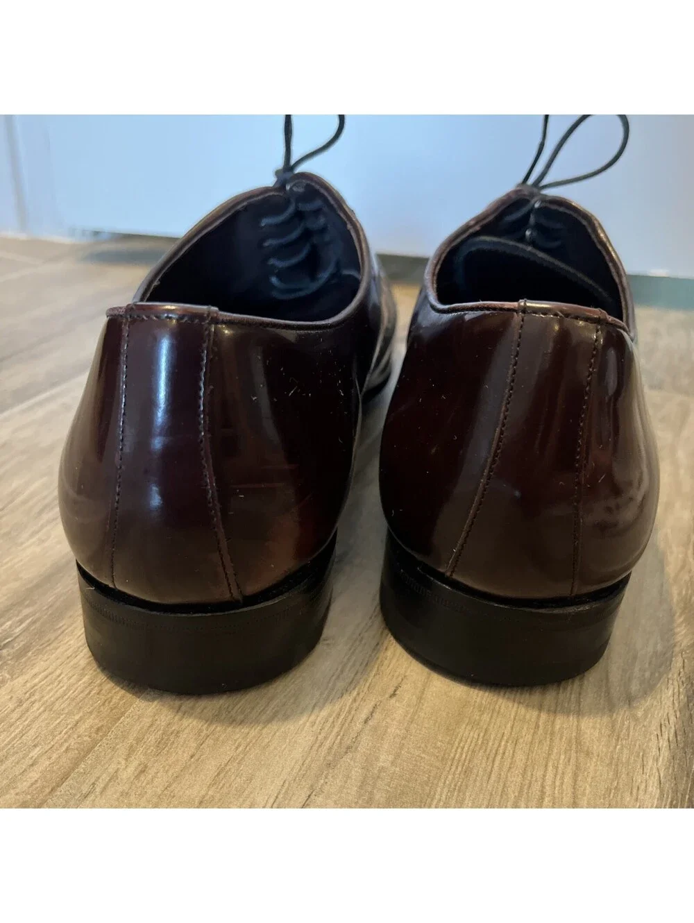 MEZLAN 1968 MENS DRESS OXFORDS LEATHER SUEDE SIZE 10.5M MADE IN SPAIN OXBLOOD